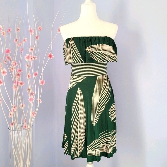 BCBGMAXARIA Strapless Swing Mini Dress - Picture 1 of 8